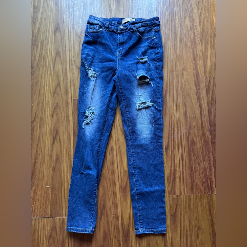 Distressed Blue Women's Jeans size 5/27